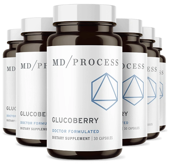 GlucoBerry 6 bottle